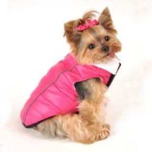 {Hip Doggie} Puffer Vest, Reversible